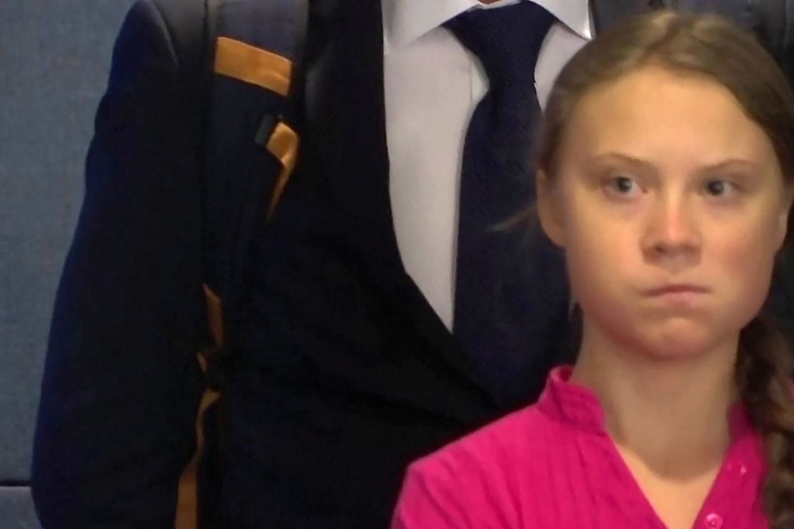 Švédská aktivistka Greta Thunbergová  