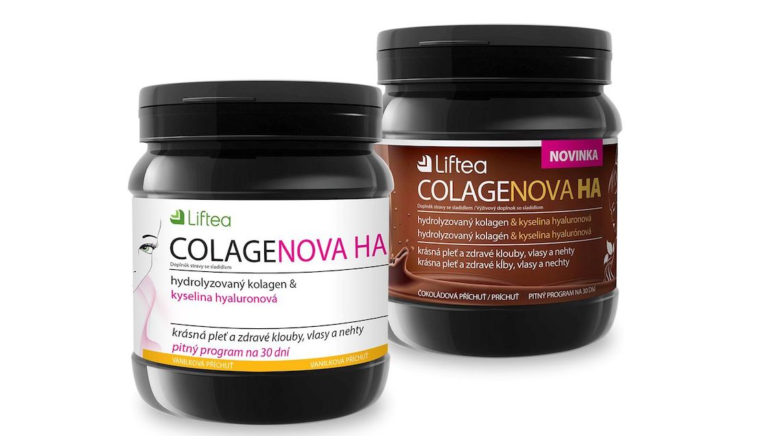 Liftea COLAGENOVA HA - vysoký obsah kolagenu považovaný za elixír mládí. Nechybí ani kyselina hyaluronová klíčová pro hydrataci pleti. Přípravek, který podpoří mladistvý vzhled a potlačení tvorby vrásek, 599 Kč.