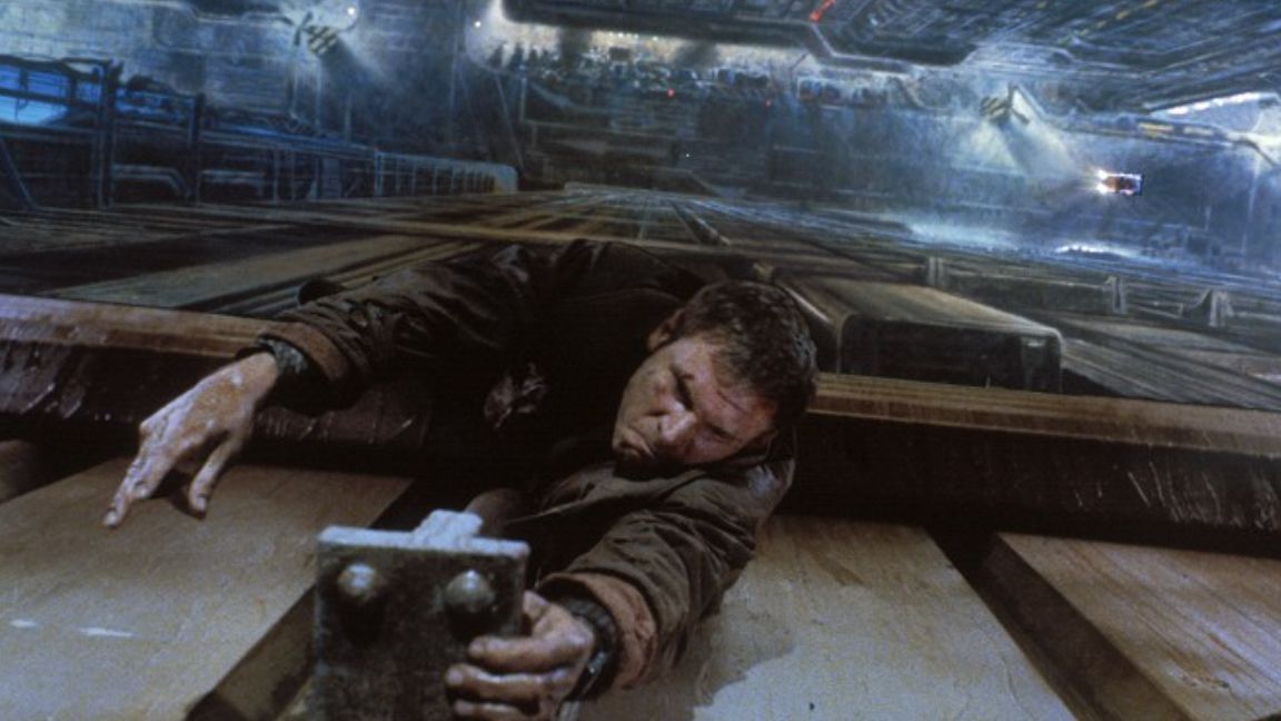 Z filmu Blade Runner, symbolu cyberpunku.