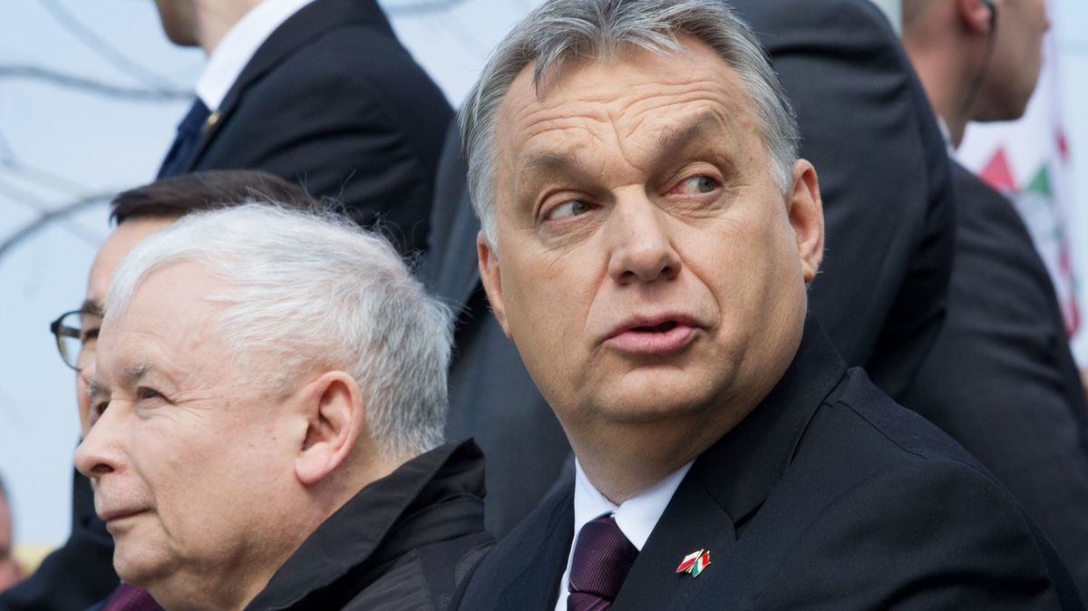 Jarosław Kaczyński a Viktor Orbán