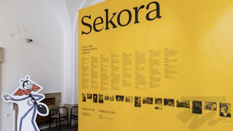 Mravenčí a jiné práce Ondřeje Sekory představuje výstava Moravského zemského muzea