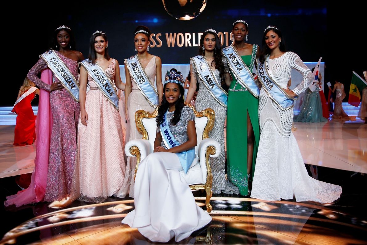Toni Ann Singhová z Jamajky zvítězila v soutěži Miss World