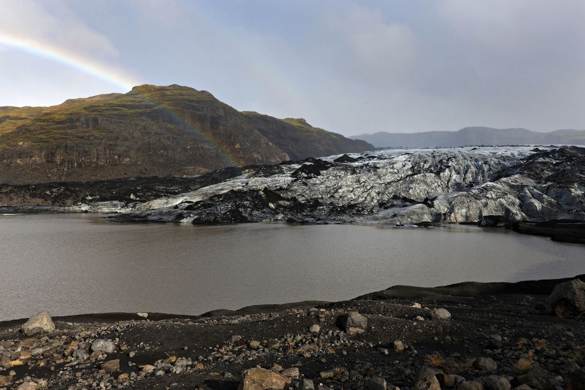 Ledovci Sólheimajökull hrozí, že se zcela rozpustí.
