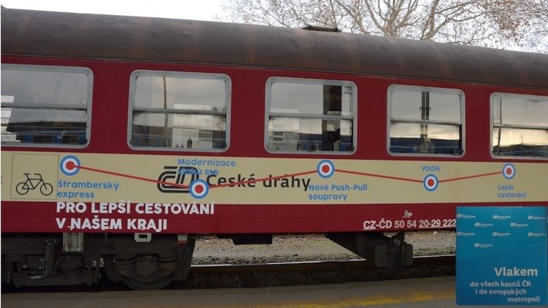 Přímý vlak z Ostravy do Štramberku vyjede od 15. prosince s novým jízdním řádem.