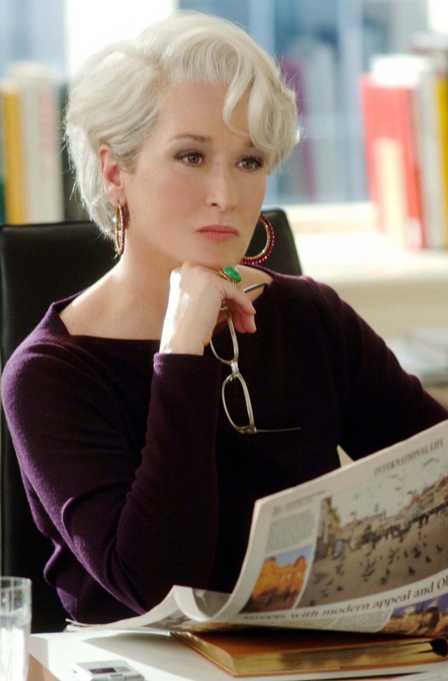 Meryl Streepová ve filmu Ďábel nosí Pradu