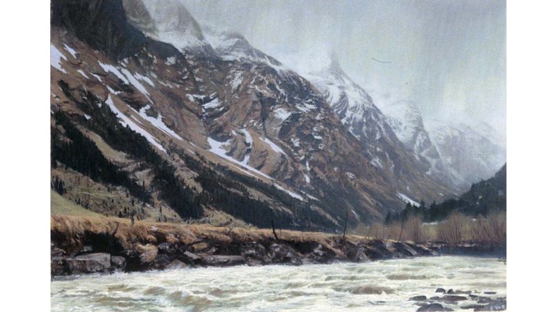 Malíř Adam Kašpar zobrazuje rád divokou přírodu.