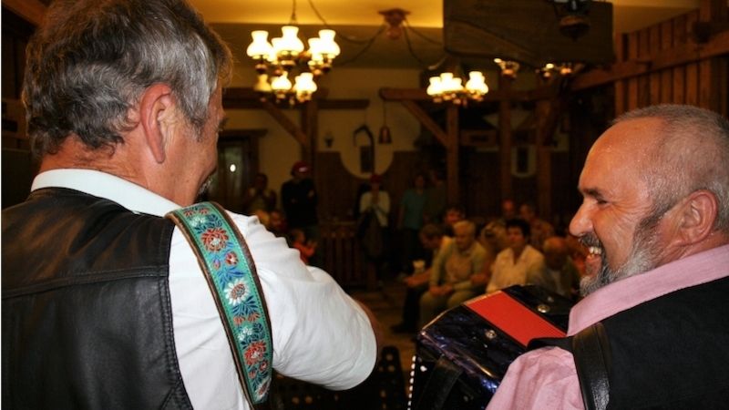 Kůrovci z Kašperských Hor - Setkání harmonikářů na Belvederu, rok 2010 