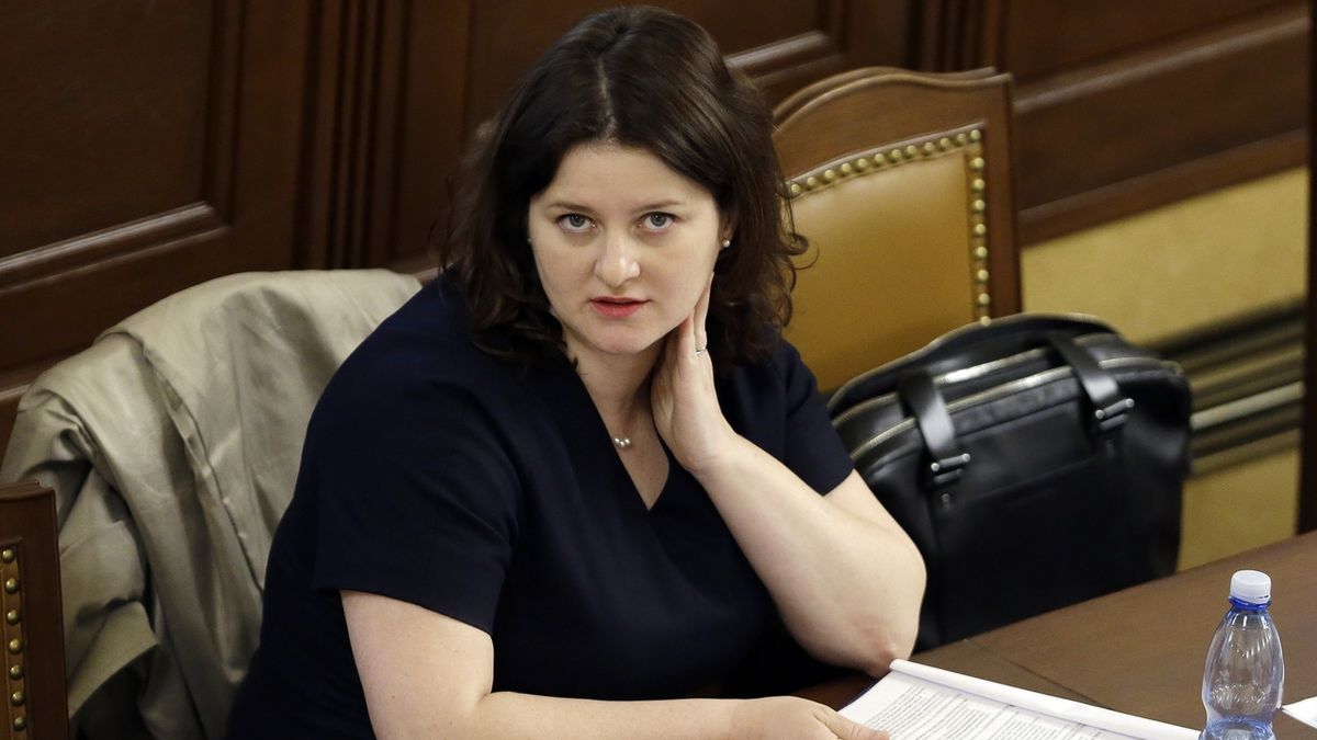 Jana Maláčová 23. října 2019 na schůzi Poslanecké sněmovny, která začala projednávat návrh státního rozpočtu pro rok 2020.