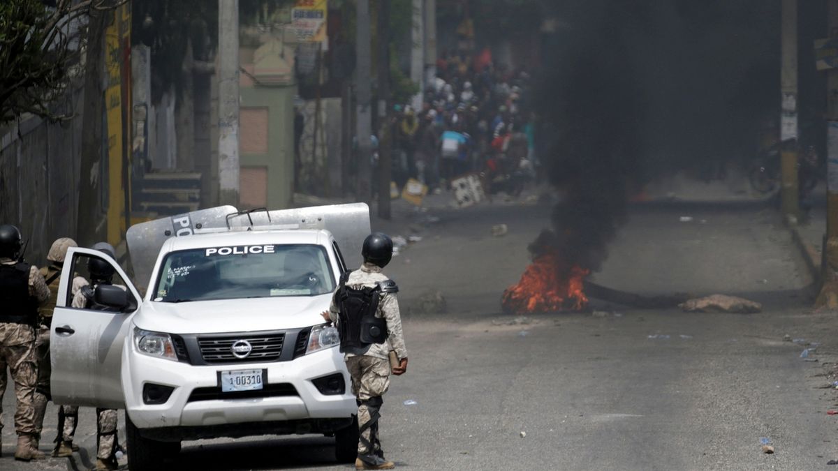 Demonstrace na Haiti 