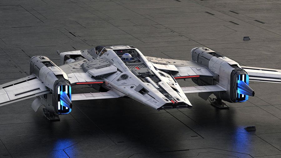 Vesmírná loď ze Star Wars z dílny Porsche