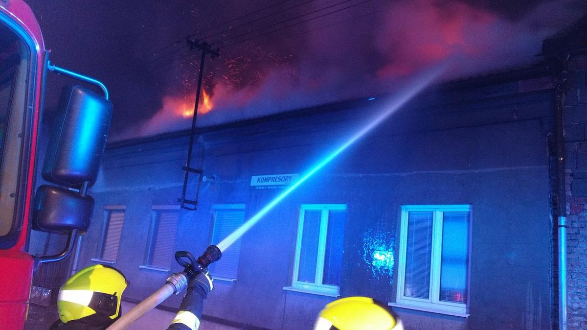 Plameny zasáhly zejména střechu domu.