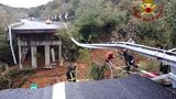 V Itálii se v bouřkách zřítil dálniční viadukt
