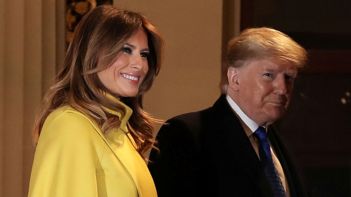 Melania Trumpová s manželem Donaldem Trumpem 