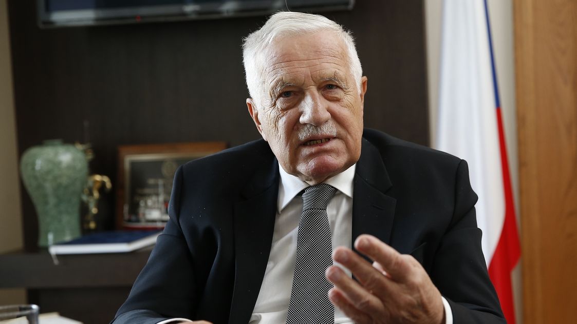 Bývalý prezident ČR Václav Klaus 