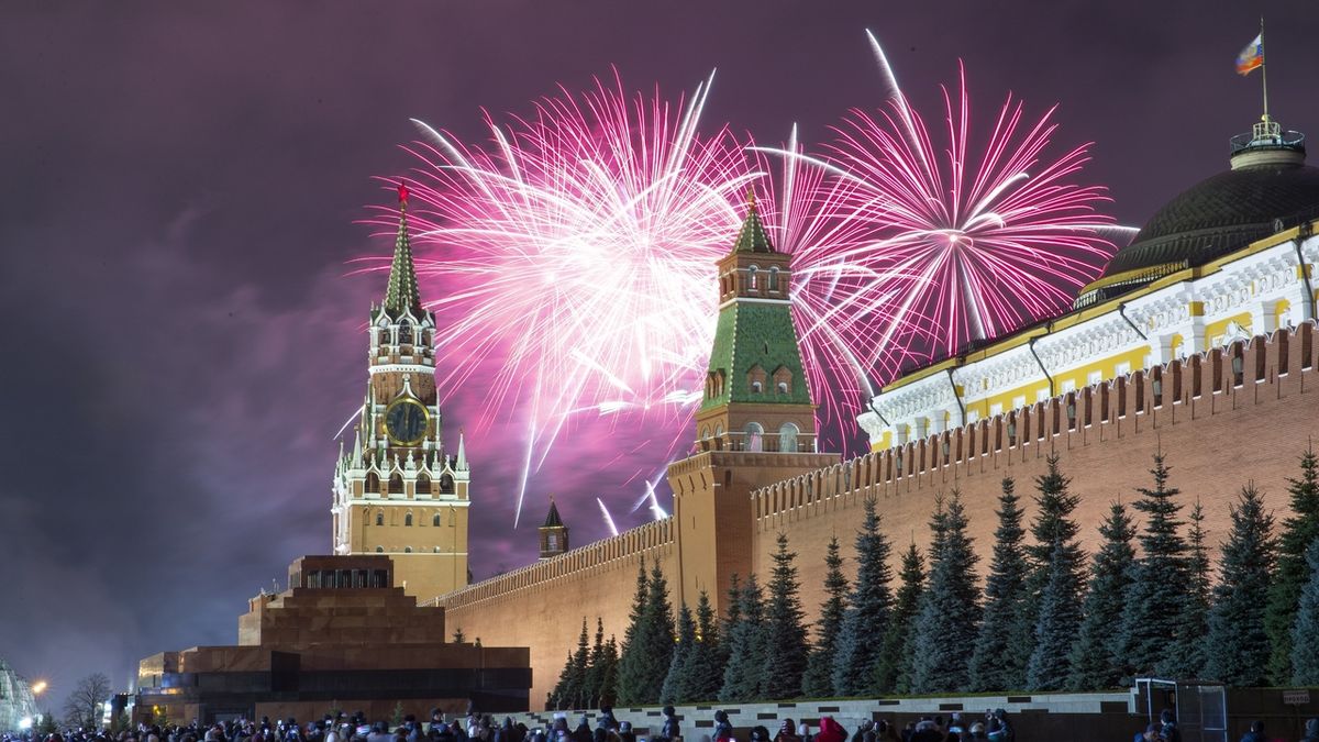 Příchod nového roku v Moskvě