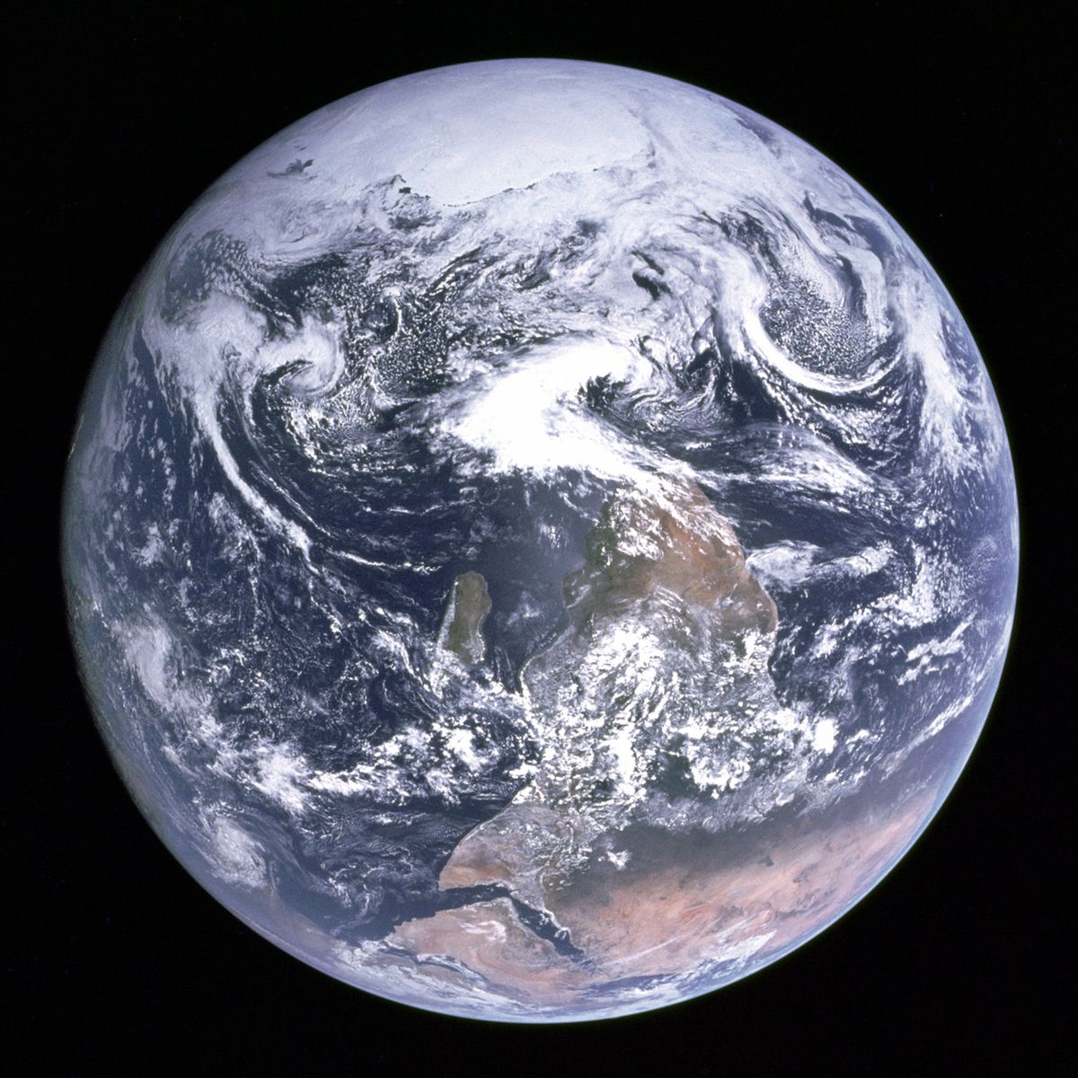Planeta Země na fotografii z roku 1972