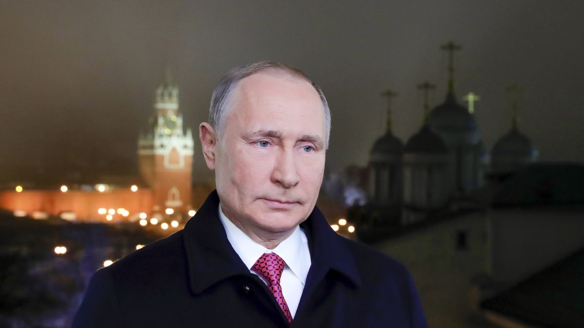 Vladimir Putin při novoročním projevu
