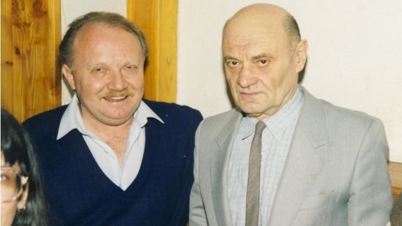 Vpravo malíř Zdeněk Červinka, vlevo 