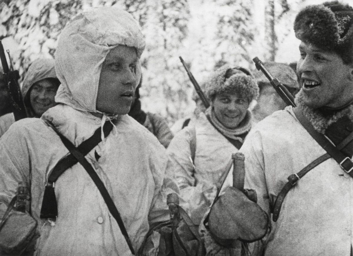 Finové v bílých uniformách se zjevovali Sovětům jako duchové...