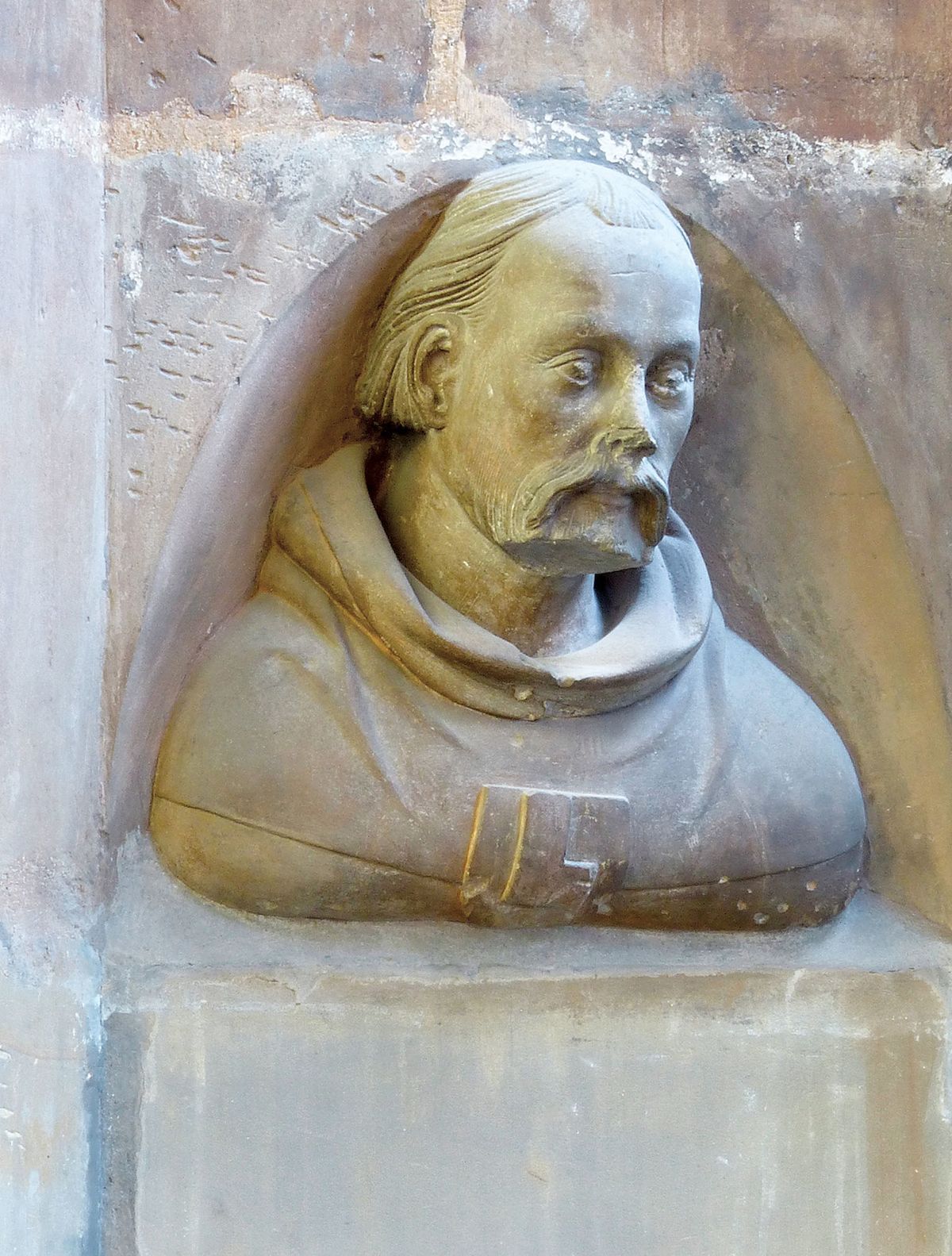 Petr Parléř byl zřejmě hlavním iniciátorem vzniku krásného stylu. Jeho autoportrét najdeme v pražské svatovítské katedrále.