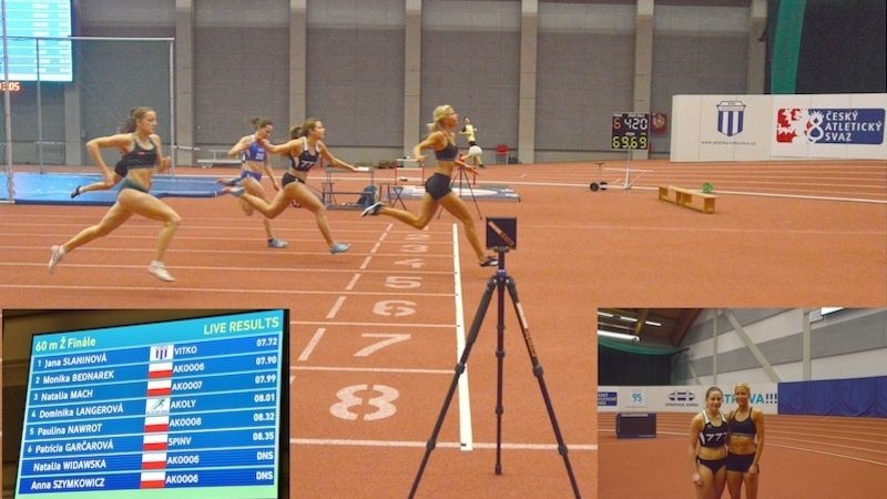 Jana Slaninová SSK Vítkovice vyhrála běh na 60 metrů a 150 metrů.