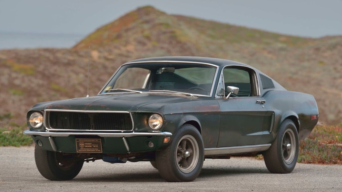 Ford Mustang 1968 z filmu Bullitův případ