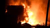 Hasiči v pražské Libni zasahovali u požáru opuštěné budovy