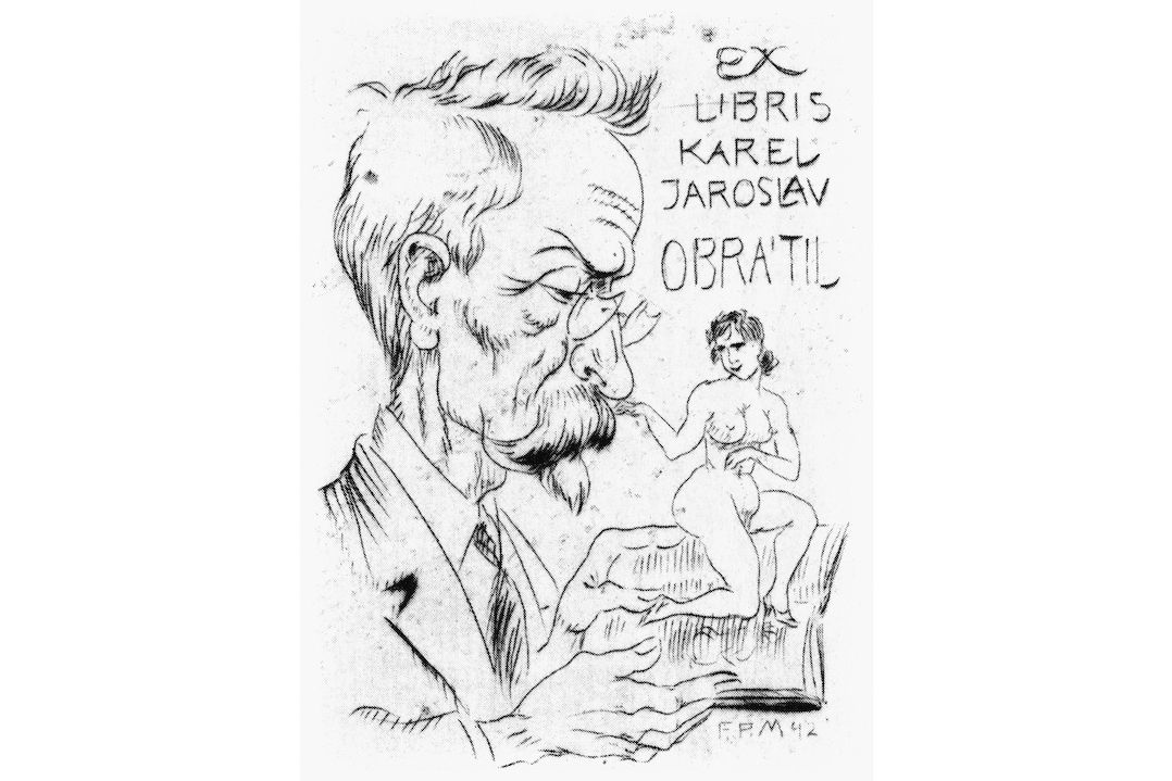 Karel Jaroslav Obrátil na jednom ze svých ex libris.