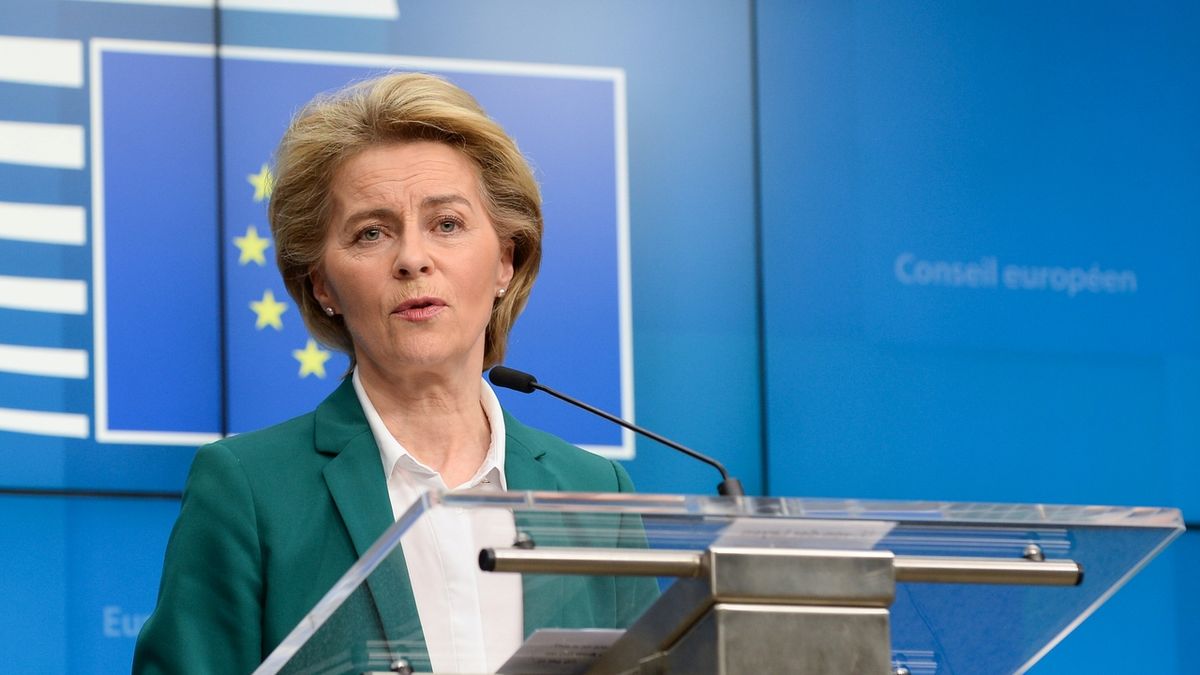 Předsedkyně Evropské komise Ursula von der Leyenová  