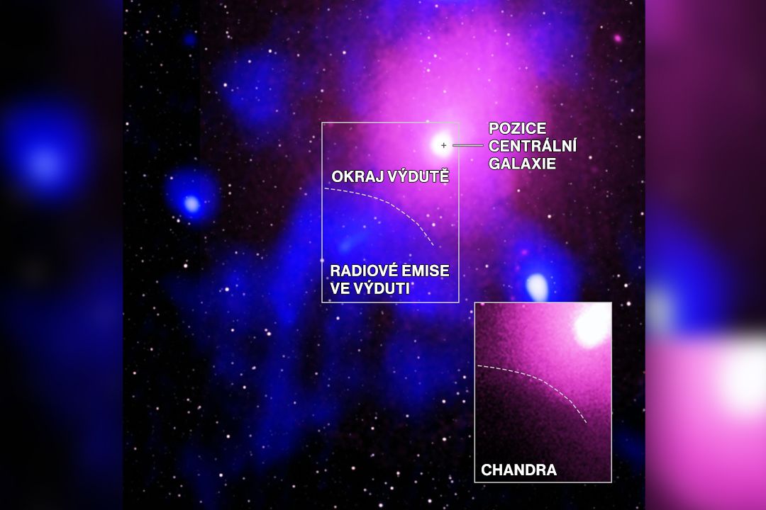 Důkazy o největší explozi ve vesmíru pocházejí z kombinace rentgenových dat vč. teleskopu Chandra. Erupce je generována černou dírou v centrální galaxii. Černá díra měla způsobit výbuch, který v systému Ophiuchus utvořil velkou výduť.