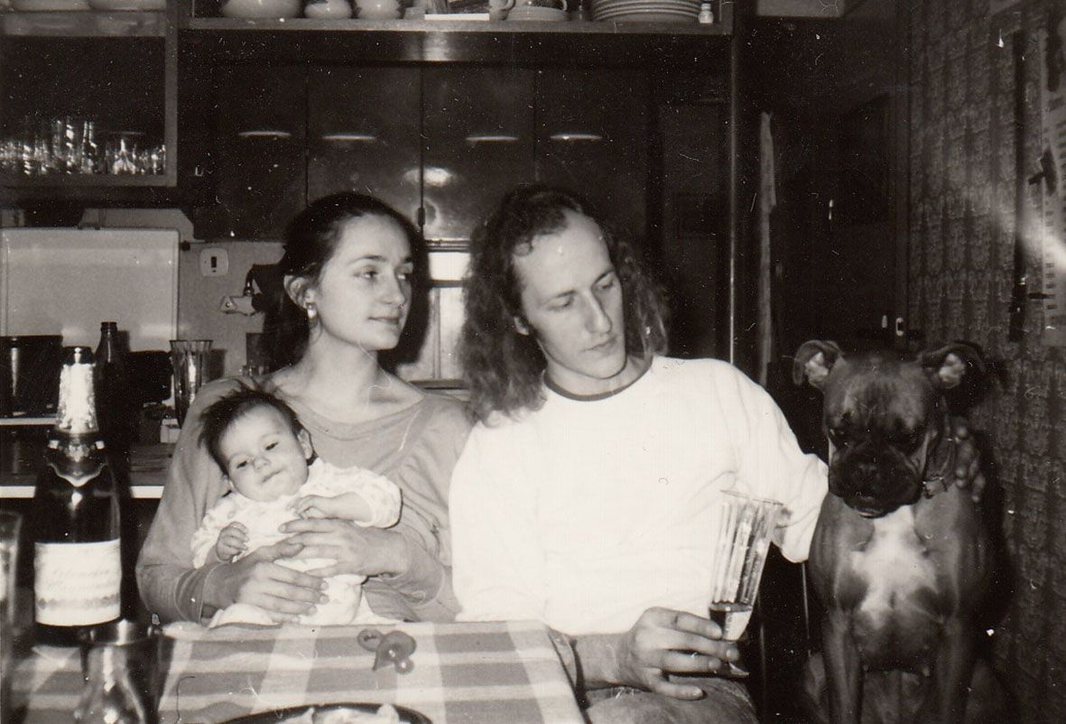 S bývalým manželem J. H. Krchovským a první dcerou Viktorkou