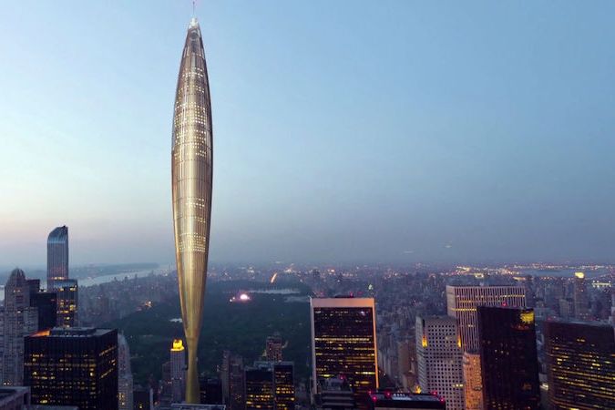 BEZ KOMENTÁŘE: V New Yorku možná vyroste 450 metrů vysoký mrakodrap inspirovaný jachtou