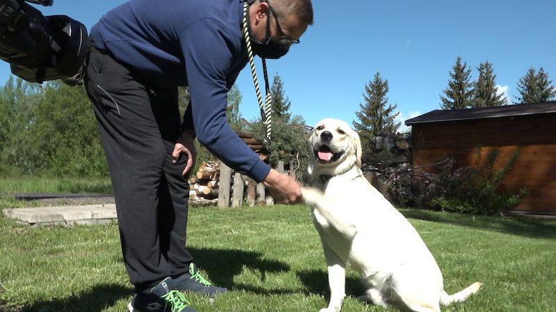 Vězni v Jiřících dostali štěňata a vycvičí psy pro nevidomé