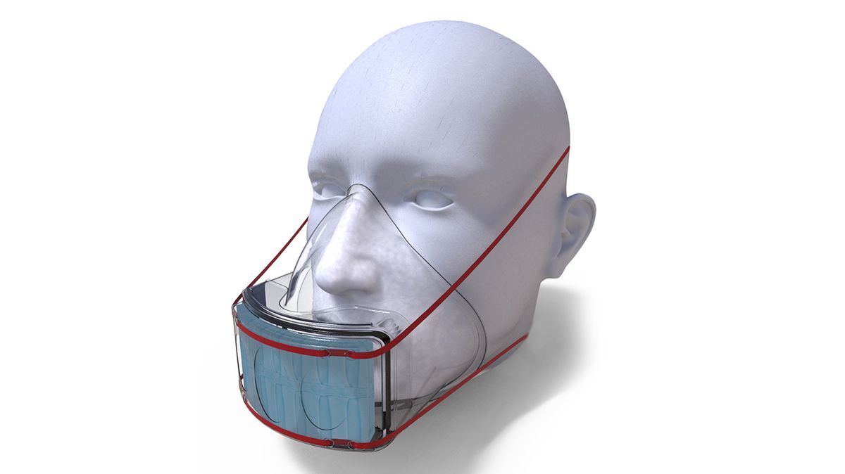 Model nového dostupného respirátoru