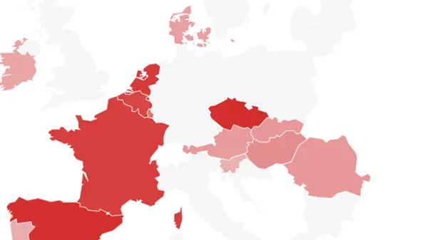 In the increase in the number of infected, the Czechia is the worst in Europe, ahead of Spain