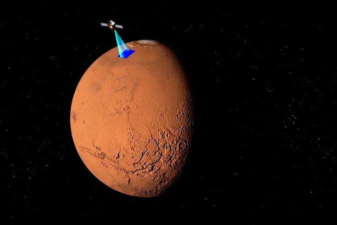 BEZ KOMENTÁŘE: Čínská sonda dokončila druhý oblet Marsu, aby se k němu mohla lépe přiblížit