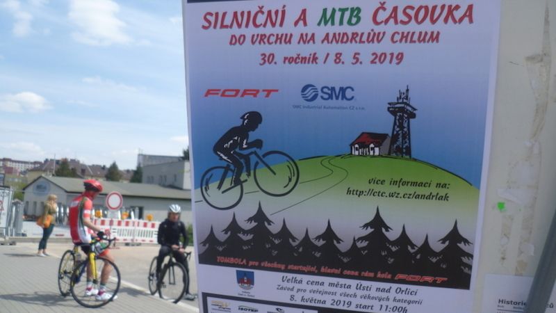 Ve středu 8.května se uskutečnil jubilejní 30.ročník cyklistického silničního a MTB závodu s vyhlášením Ceny města Ústí nad Orlicí a Krále Andrláku.