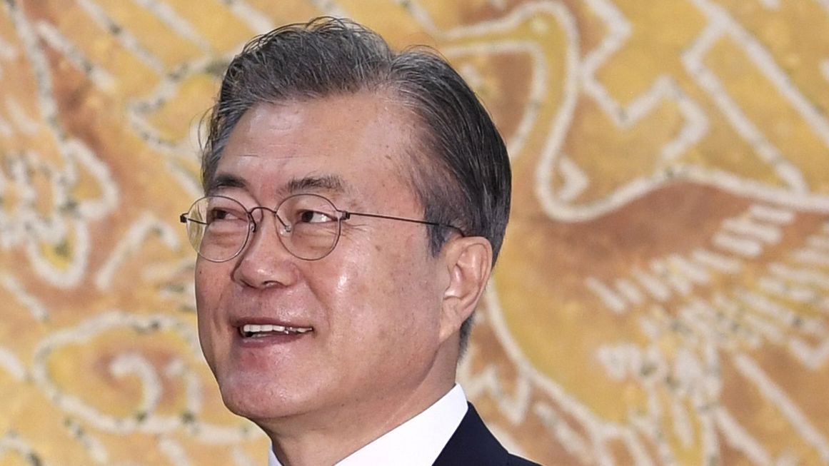 Jihokorejský prezident Mun Če-in 