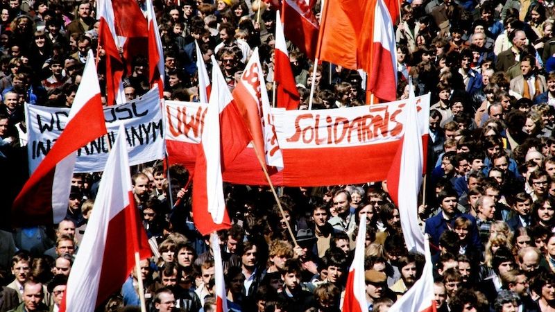 Varšavská demonstrace Solidarity, 1. května 1982
