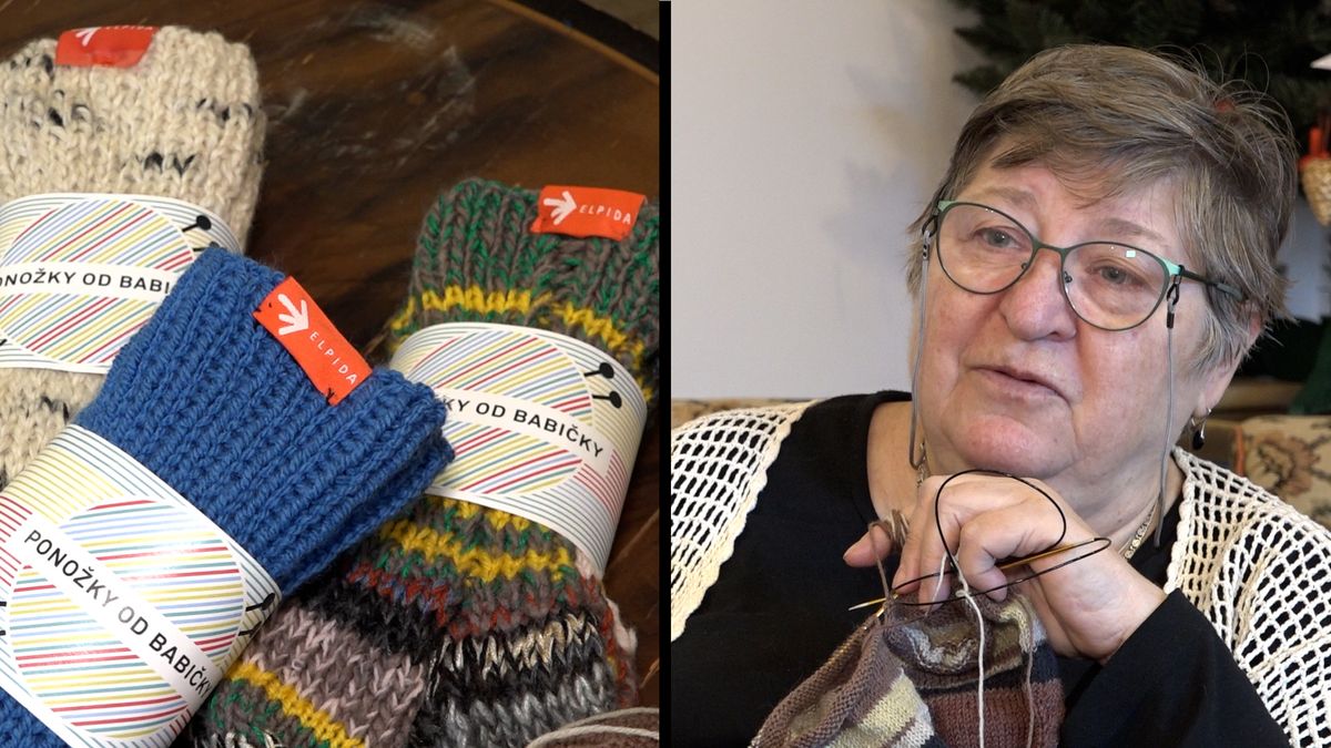 Pro některé seniory je pletení jediná činnost, kterou mají, říká instruktorka z projektu Ponožky od babičky