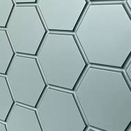 Dekorativní fóliovaný panel typu hexagon. V nabídce je mnoho tvarů, barev, dekoru. 