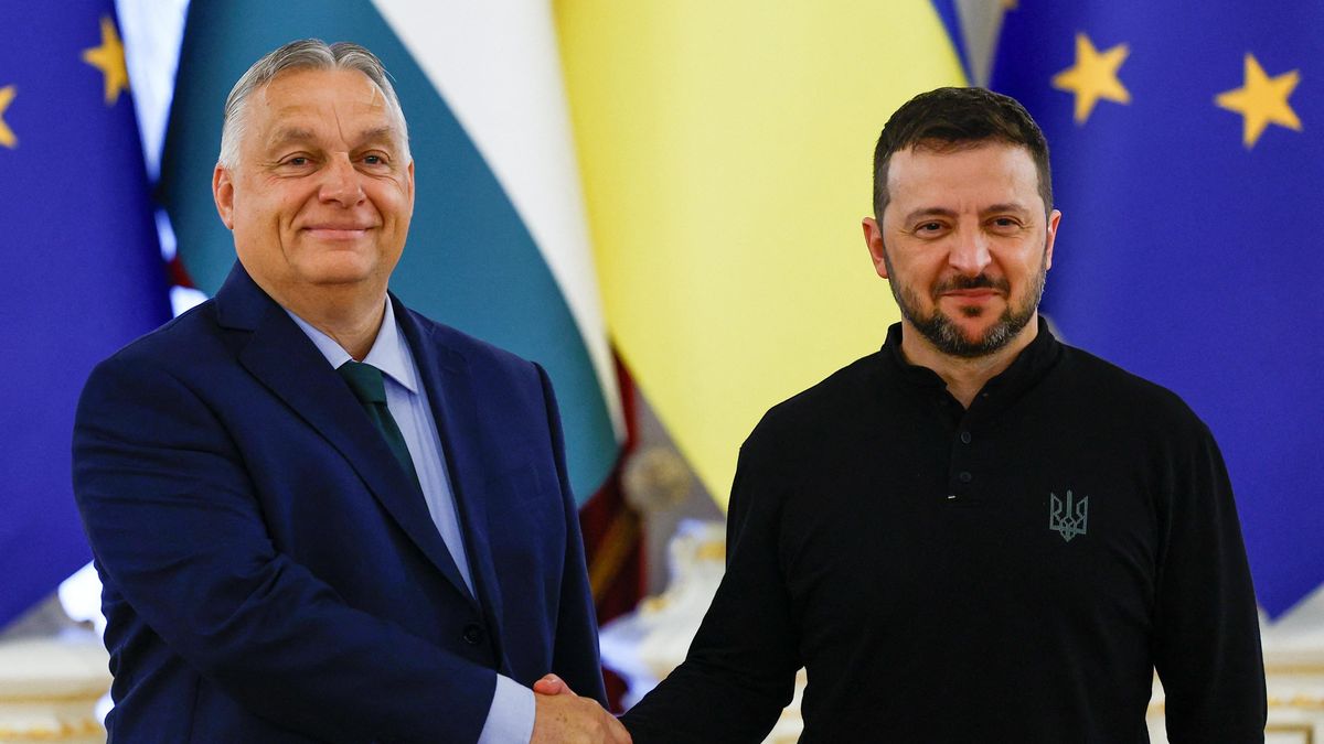 Orbán v Kyjevě: Požádal jsem Zelenského, aby zvážil příměří