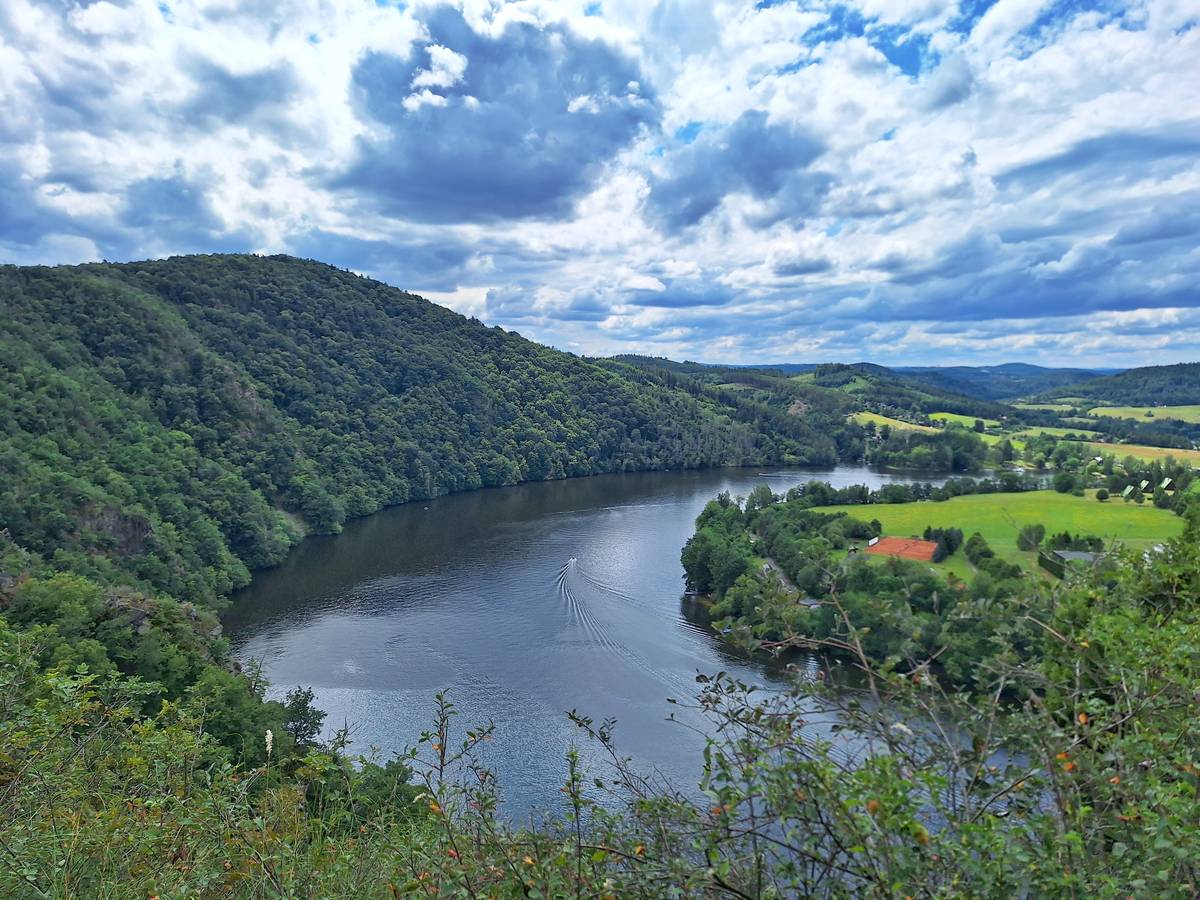 Pohled z Albertovy vyhlídky