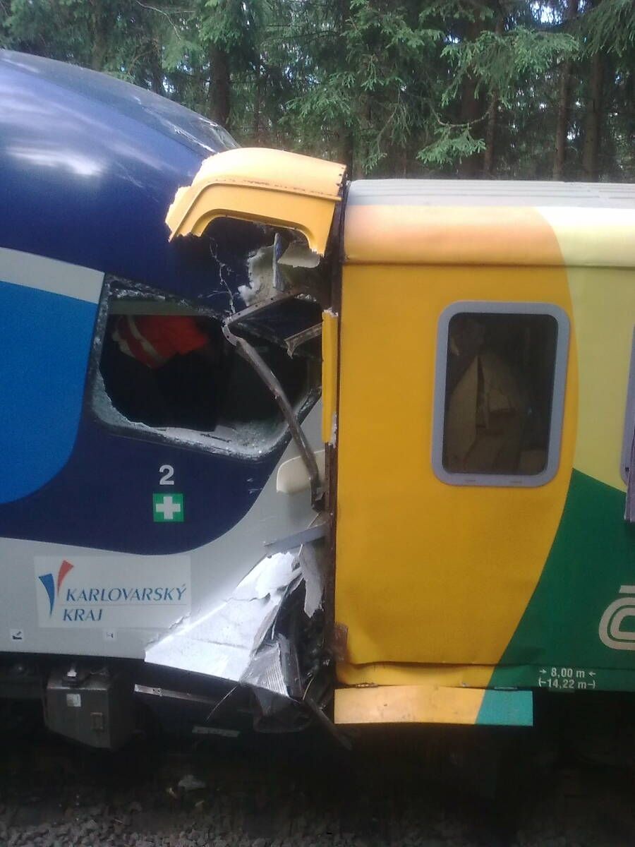 Nehoda vlaků u Perninku
