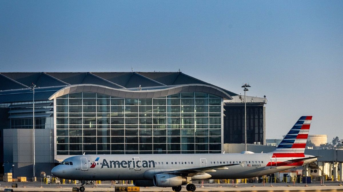 Letadlo American Airlines. Ilustrační foto