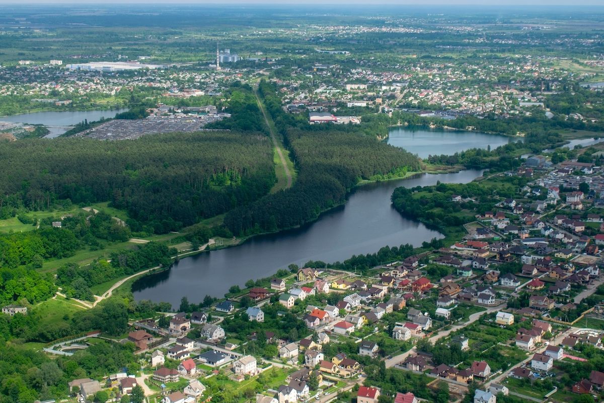 Ukrajinské město Žytomyr (Žitomír) ve středu Žytomyrské oblasti.