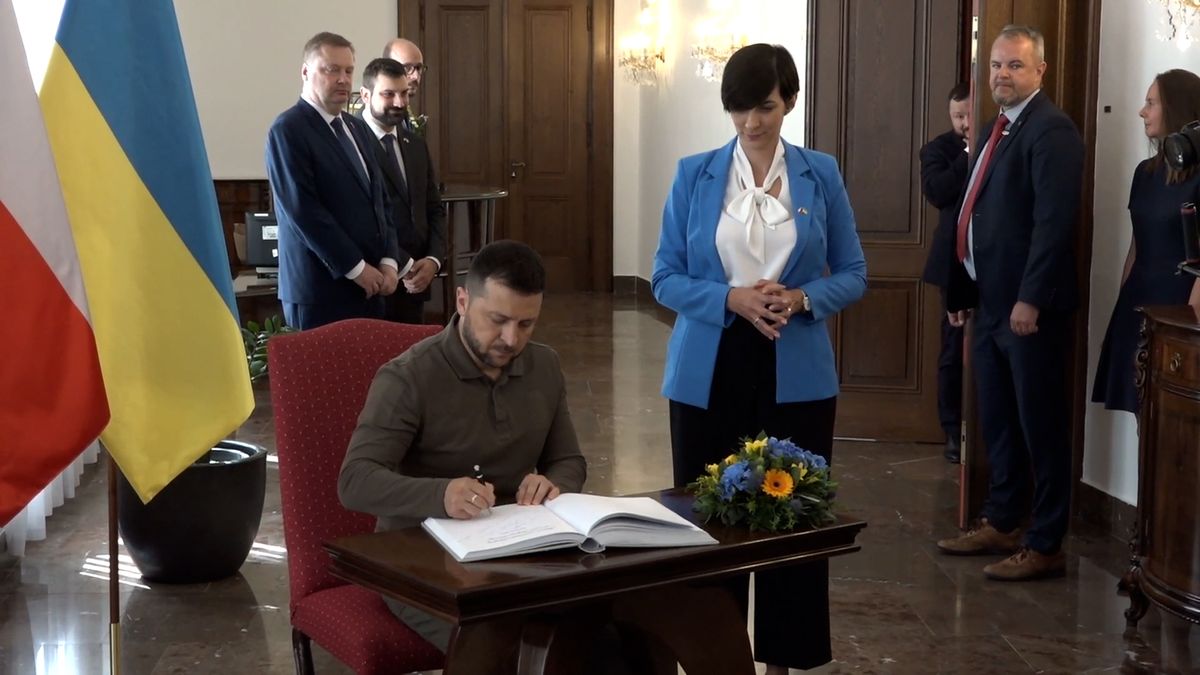 Pekarová Adamová pozvala do Prahy ženu ukrajinského prezidenta Olenu
