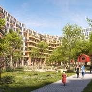 Součástí návrhu je i obytná zóna.