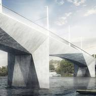 Vizualizace Dvoreckého mostu