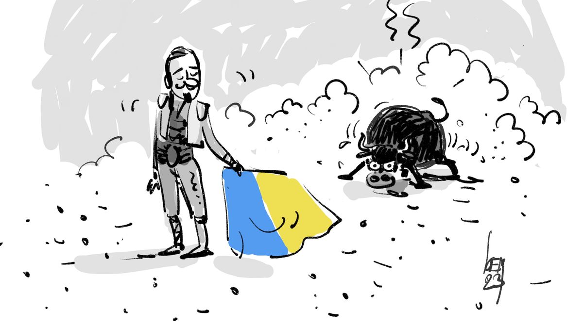 V pondělí vypukne aukce Kemelových kreseb na pomoc Ukrajině